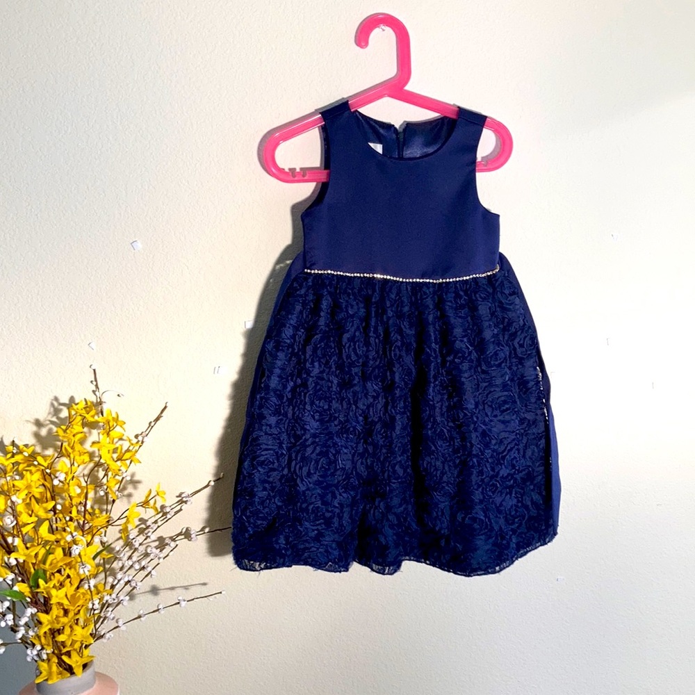 American Princess Navy Blue Formal Dress 4 T
